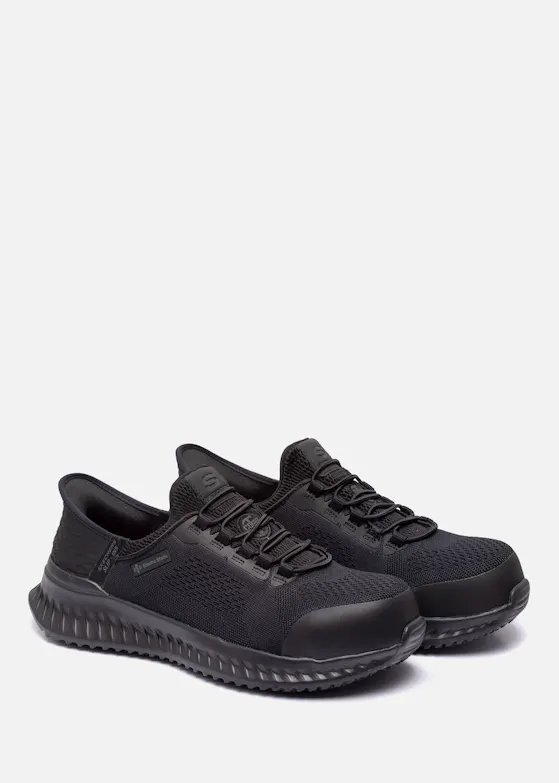 Skechers Tilido S1P - Fletchit Slip-Ins Heren Zwart