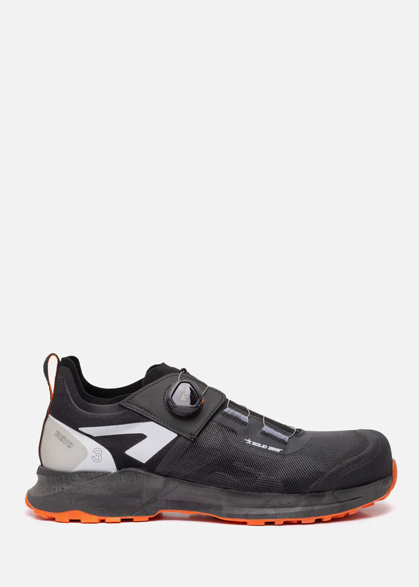 Schwarz/orange