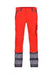 Cementgrijs/Fluo Rood