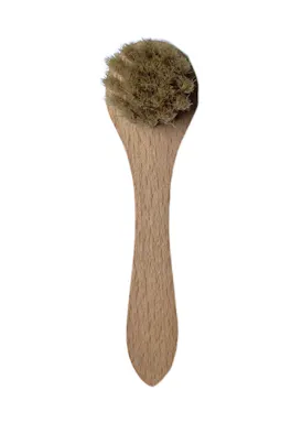 Steel Blue Brush Bristle Full-Grain