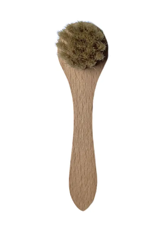 Steel Blue Brush Bristle Full-Grain