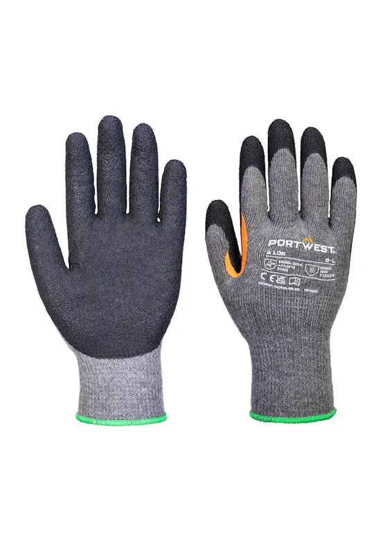 Portwest Grip 10 Latex Reinforced Thumb Handschoen (12 Paar)