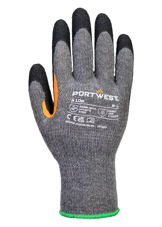 Portwest Grip 10 Latex Reinforced Thumb Handschoen (12 Paar)