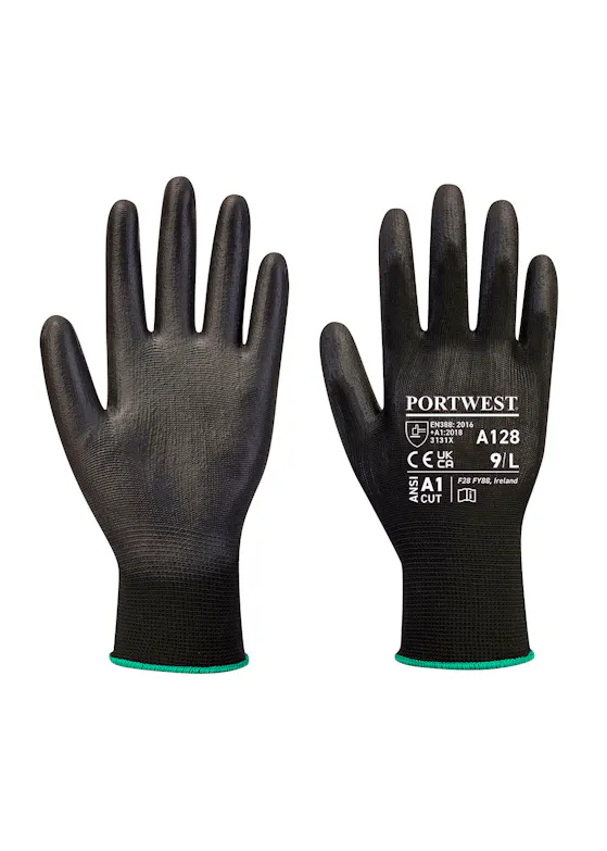 Portwest PU Palm Glove, Latex-Free (Retail Pack)