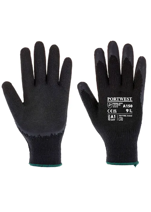 Portwest A150 Klassieke Latex Grip Werkhandschoen