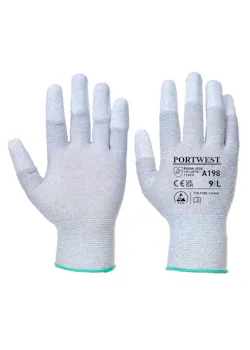 Portwest Antistatic PU Fingertip Glove