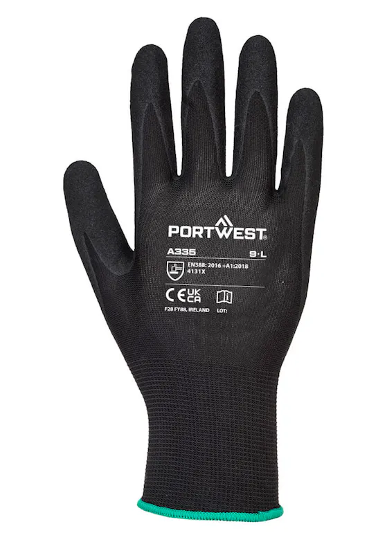 Portwest Dermi-Grip NPR15 Nitrile Sandy Glove
