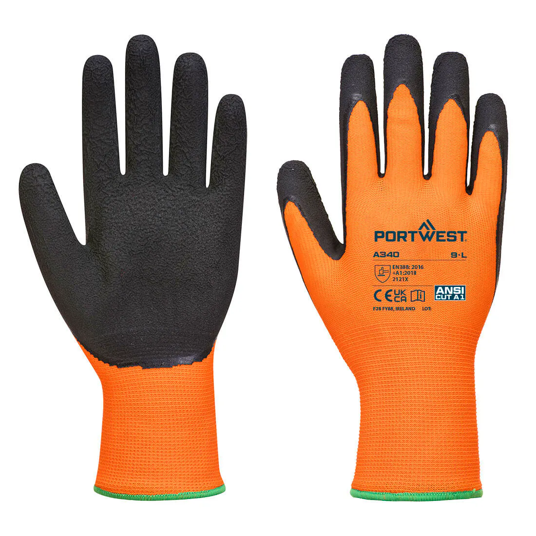 Orange/Schwarz