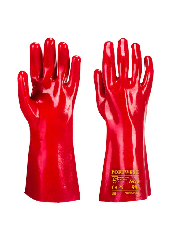 Portwest Rutschfestigkeit 12 PVC-Gauntlets, 35 cm