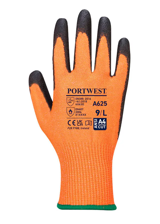 Portwest Vis-Tex Cut-Resistant Glove - PU