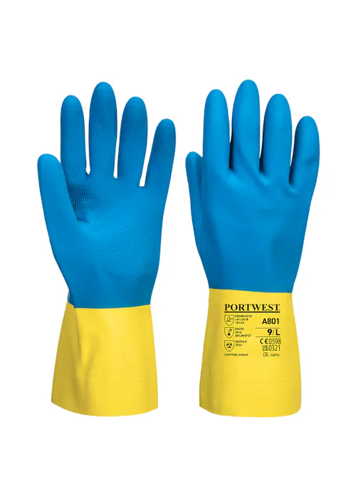 Portwest Double Dipped Latex Gauntlet