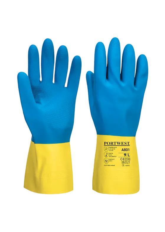 Portwest Double Dipped Latex Gauntlet
