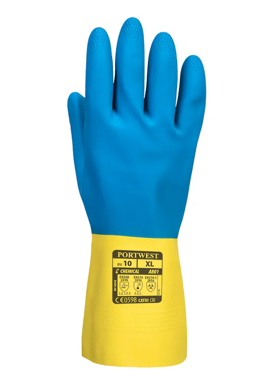 Portwest Double Dipped Latex Gauntlet