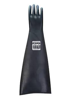 Portwest Heavyweight Latex Rubber Gauntlet 600mm miniatuur