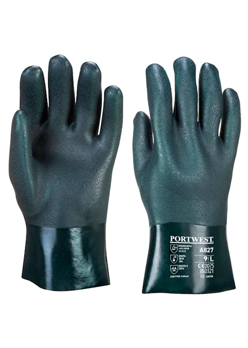Portwest Double Dipped PVC Gauntlet 27cm