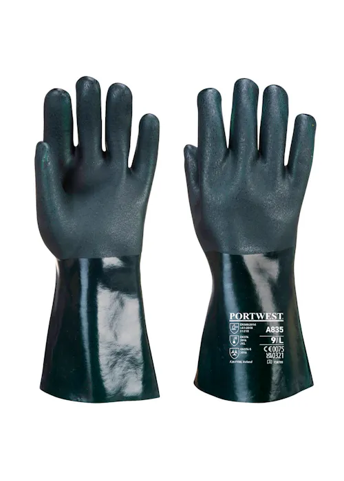 Portwest Double Dipped PVC Gauntlet 35cm