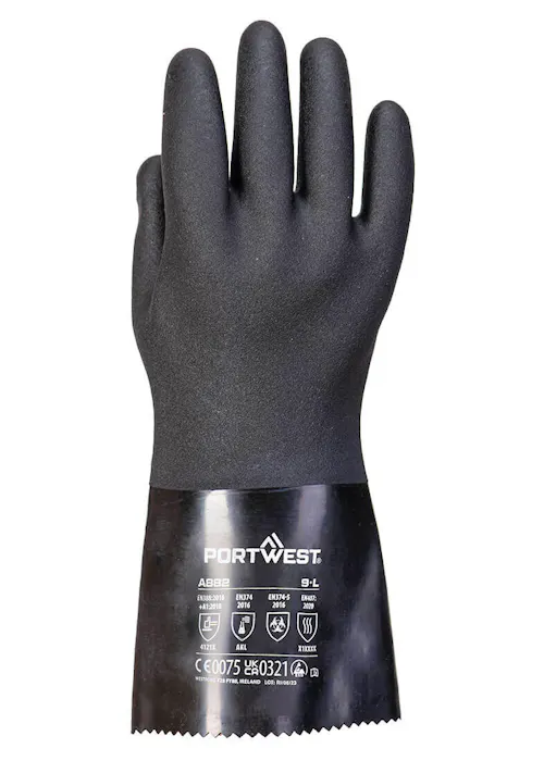 Portwest ESD PVC Chemical Gauntlet