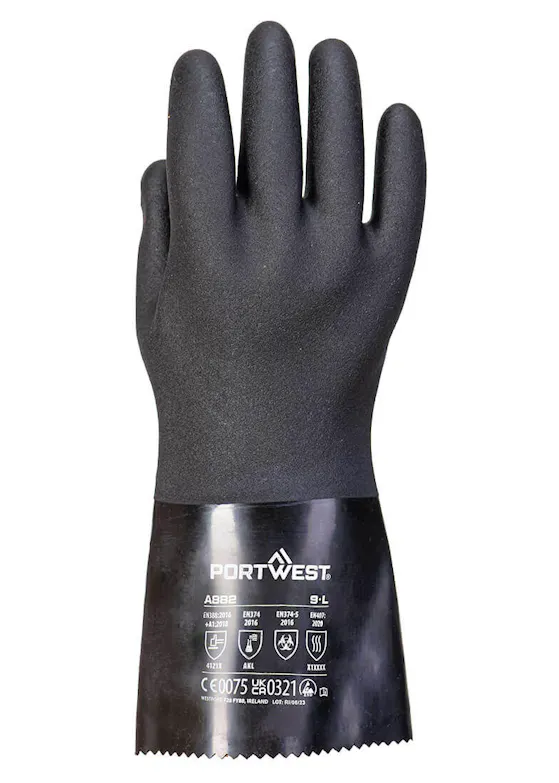Portwest ESD PVC Chemical Gauntlet