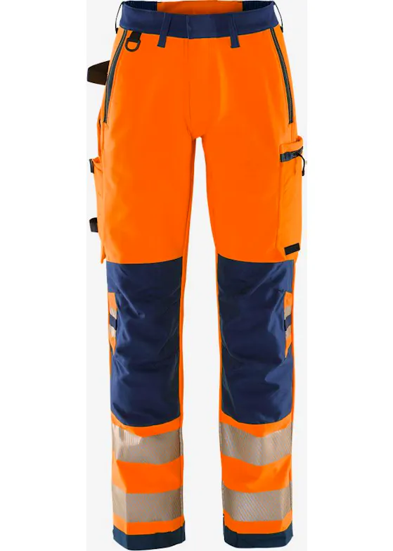 Fristads High-Vis Green Stretchhose für Damen, Klasse 2, 2665 GSTP