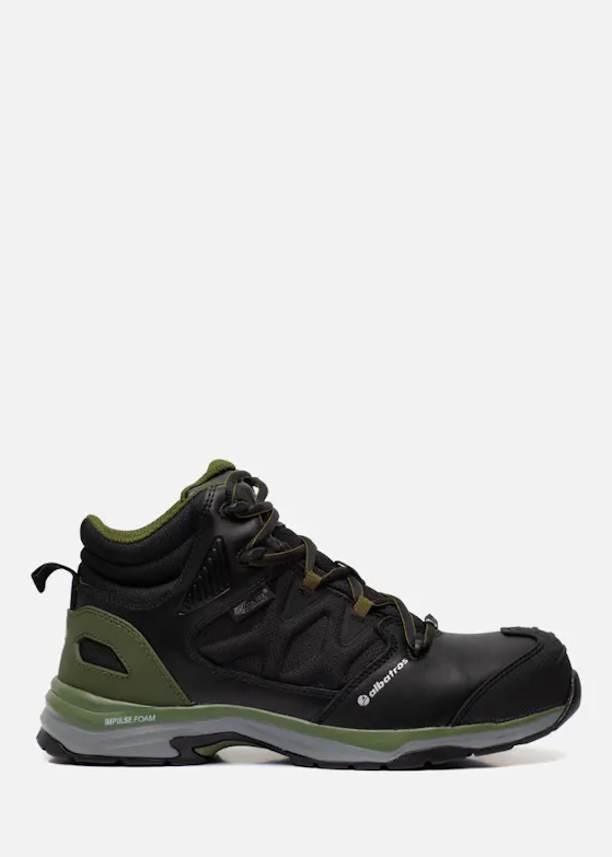 Albatros Ultratrail CTX MID S3 werkschoen Zwart/Groen