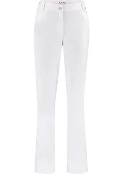 SHAE Care Dames Pantalon regular-fit Alice wit 20260A miniatuur