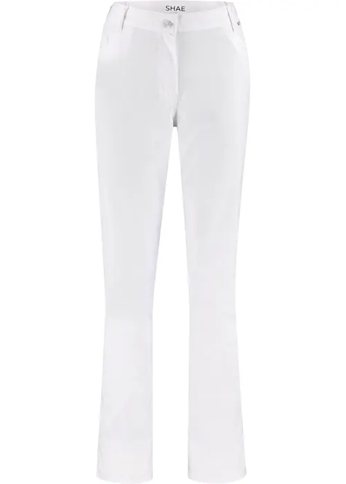 SHAE Care Dames Pantalon regular-fit Alice wit 20260A