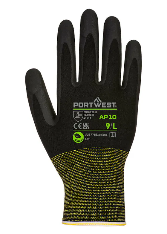 Portwest NPR15 Foam Nitrile Bamboo Glove (12 paar)