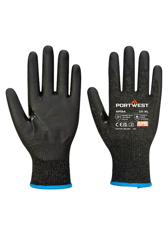 Portwest LR15 Nitrile Foam Touchscreen Gloves (12 pairs)