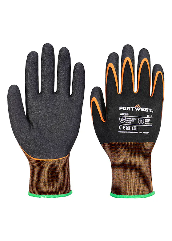 Portwest Rutschfestigkeit 15 Nitrile Double-Palm Gloves