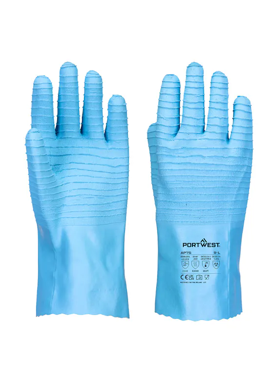 Portwest FD Chemical B Latex Gauntlet 2.0