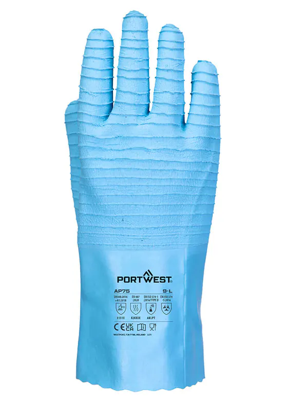 Portwest FD Chemical B Latex Gauntlet