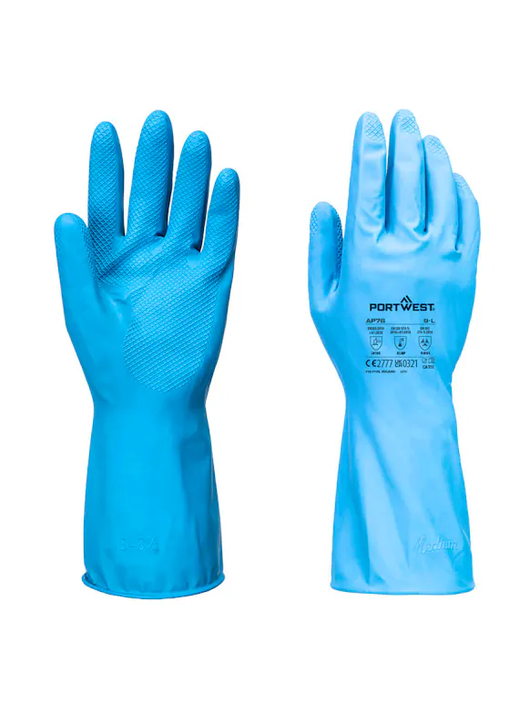Portwest FD Chemical B Latex Light Gauntlet (12 Paar)