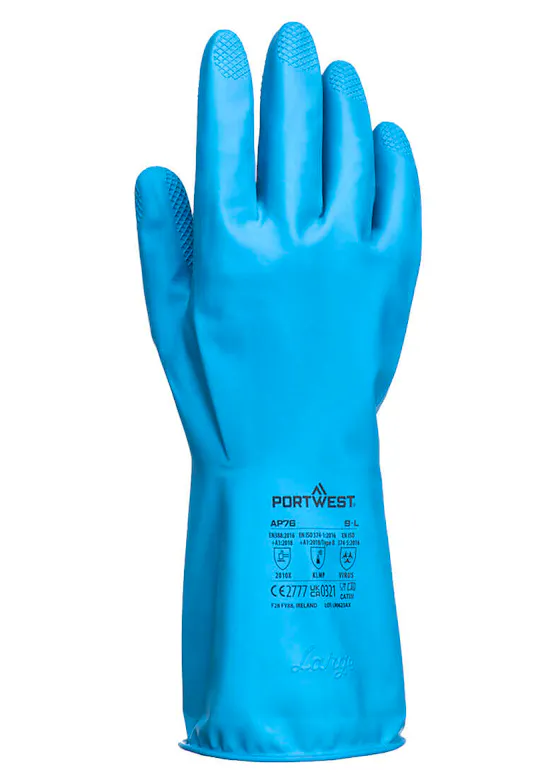 Portwest FD Chemical B Latex Light Gauntlet (12 Paar)