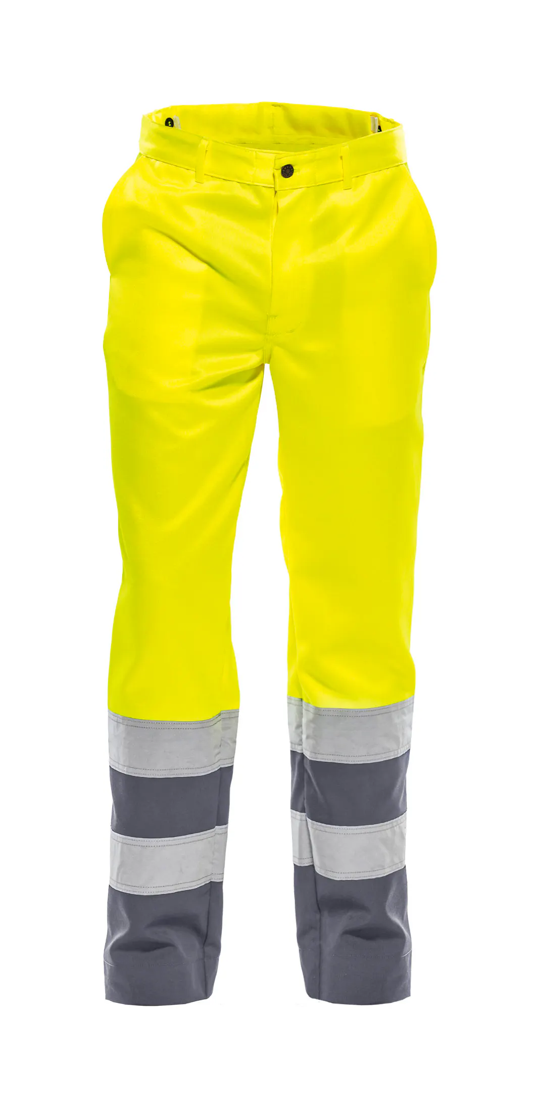 Cementgrijs/fluo geel