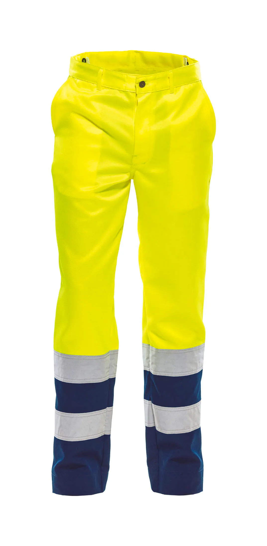 High Vis Geel/Marineblauw
