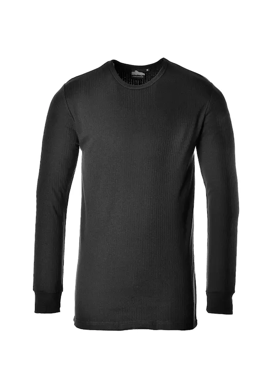 Portwest B123 T-Shirt Thermisch Lange Mouw Verwarmd