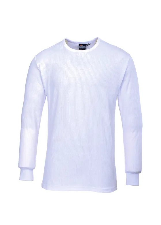 Portwest B123 T-Shirt Thermisch Lange Mouw Verwarmd