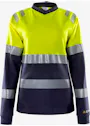 Fristads Flamestat Hi-Vis Damen-T-Shirt mit langen Ärmeln Klasse 1 7108 Tfl Vorschaubild