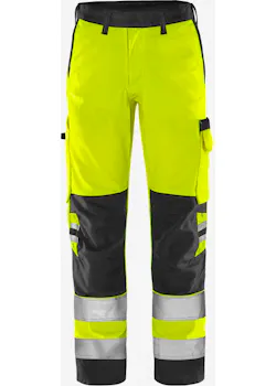 Fristads High Vis Green Broek Klasse 2 2651 GPLU miniatuur