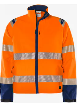 Fristads Stiby High Vis Green stretch jack klasse 3 4647 GSTP miniatuur