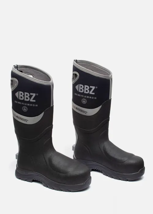 Buckbootz Neopreen Laars Zwart Metatarsal S5S Werkschoen Hoog