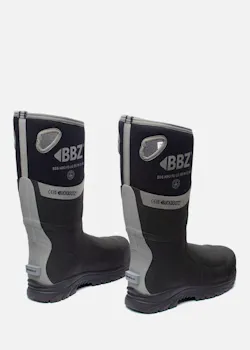 Buckbootz Neopreen Laars Zwart Metatarsal S5S Werkschoen Hoog miniatuur