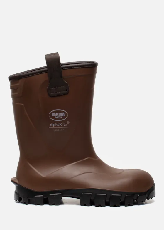 Bekina Riglite X Fur Solidgrip S5 Bruin-Zwart P