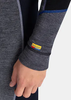 Blåkläder 4899 Onderhemd Merino met rits WARM miniatuur
