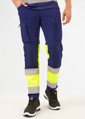 Blåkläder 1551 Arbeitshose mit Stretch in High-Vis