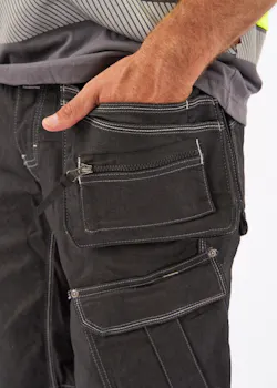 Blåkläder 19921141 Short Denim Stretch X1900 miniatuur