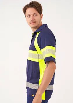 Blåkläder 3338 Poloshirt High Vis Klasse 1 miniatuur