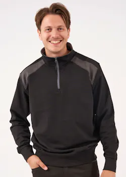 Blåkläder 33531158 Sweatshirt Bi-Colour met Halve Rits Reflecterend Schilder miniatuur