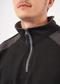 Blåkläder 33531158 Sweatshirt Bi-Colour met Halve Rits Reflecterend Schilder miniatuur