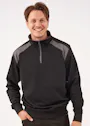 Blåkläder 3353 Sweatshirt, bicolor, mit halbem Reißverschluss Vorschaubild